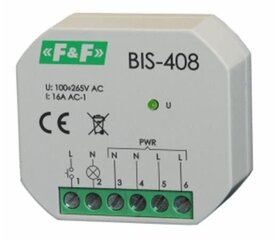 BIS-408 LED on-off bistabiilireleet hinta ja tiedot | Muuntimet ja invertterit | hobbyhall.fi