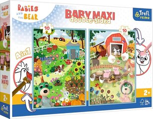 Kaksipuolinen palapeli Trefl Baby Maxi Meet the Bobcats 4-in-1 hinta ja tiedot | Palapelit | hobbyhall.fi