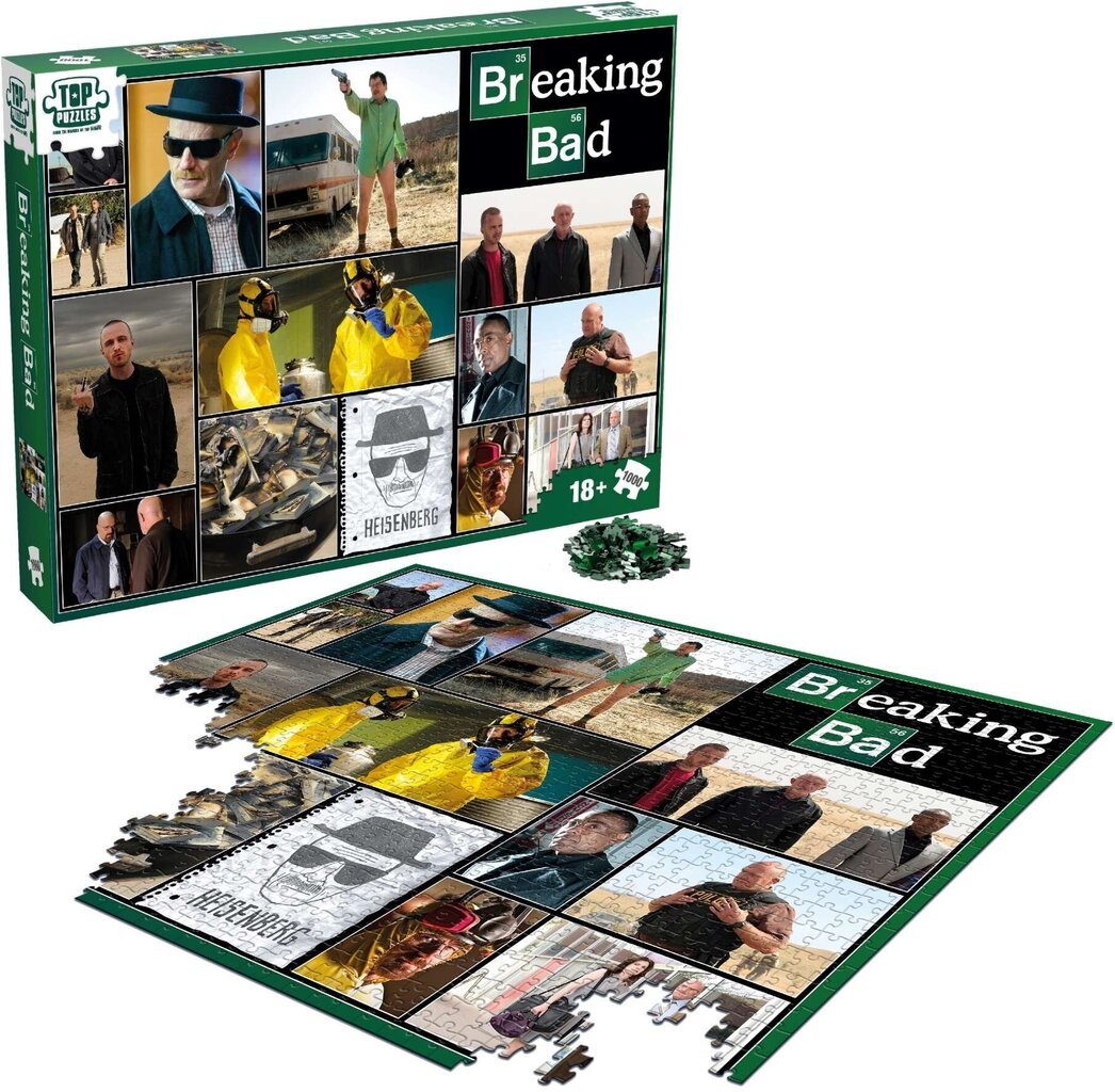 Palapelikollaasi Winning Moves Breaking Bad -sarjasta 1000 d. hinta ja tiedot | Palapelit | hobbyhall.fi