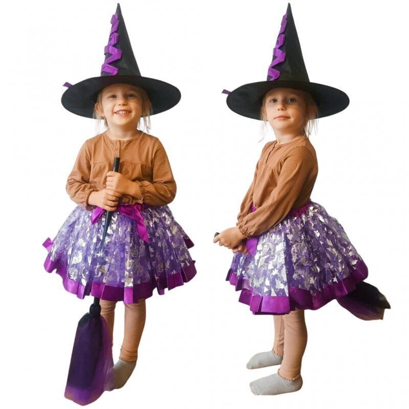 Witch Witch -asu, 3-osainen, violetti hinta ja tiedot | Naamiaisasut | hobbyhall.fi