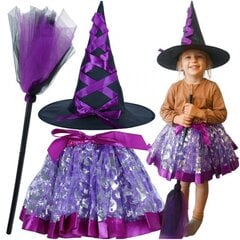 Witch Witch -asu, 3-osainen, violetti hinta ja tiedot | Naamiaisasut | hobbyhall.fi