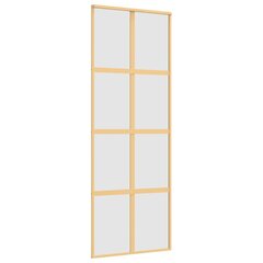 Liukuovi kultainen 76x205cm lasi ja alumiini 155187 hinta ja tiedot | Sisäovet | hobbyhall.fi