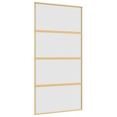 Liukuovi kultainen 102,5x205cm 155159 lasi/alumiini hinta ja tiedot | Sisäovet | hobbyhall.fi