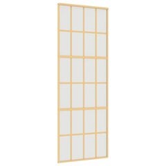 Liukuovi kultainen 76x205cm lasi ja alumiini 155175 hinta ja tiedot | Sisäovet | hobbyhall.fi