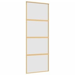 Liukuovi kultainen 76x205cm lasi ja alumiini 155181 hinta ja tiedot | Sisäovet | hobbyhall.fi