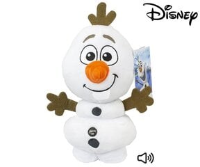 Pehmeä lelu Olaf Frozen 25cm äänellä hinta ja tiedot | Pehmolelut | hobbyhall.fi