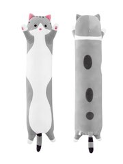 Pehmotyyny, kissa, 70 cm, harmaa hinta ja tiedot | Pehmolelut | hobbyhall.fi