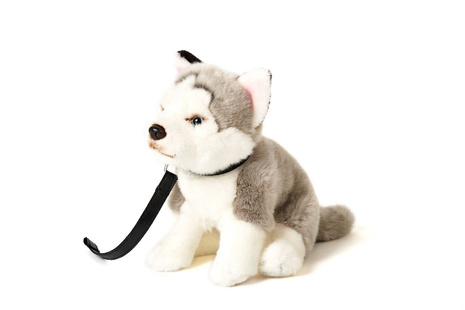 Pehmo koira Husky talutushihnalla Uni-Toys, 24cm hinta ja tiedot | Pehmolelut | hobbyhall.fi