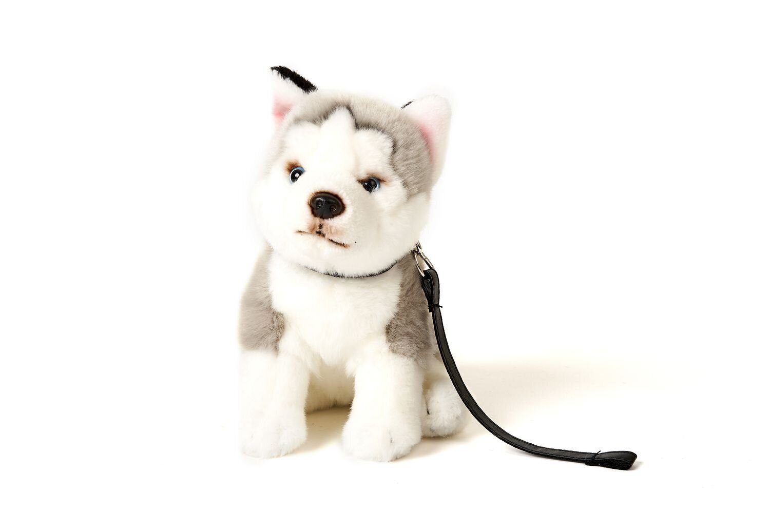 Pehmo koira Husky talutushihnalla Uni-Toys, 24cm hinta ja tiedot | Pehmolelut | hobbyhall.fi