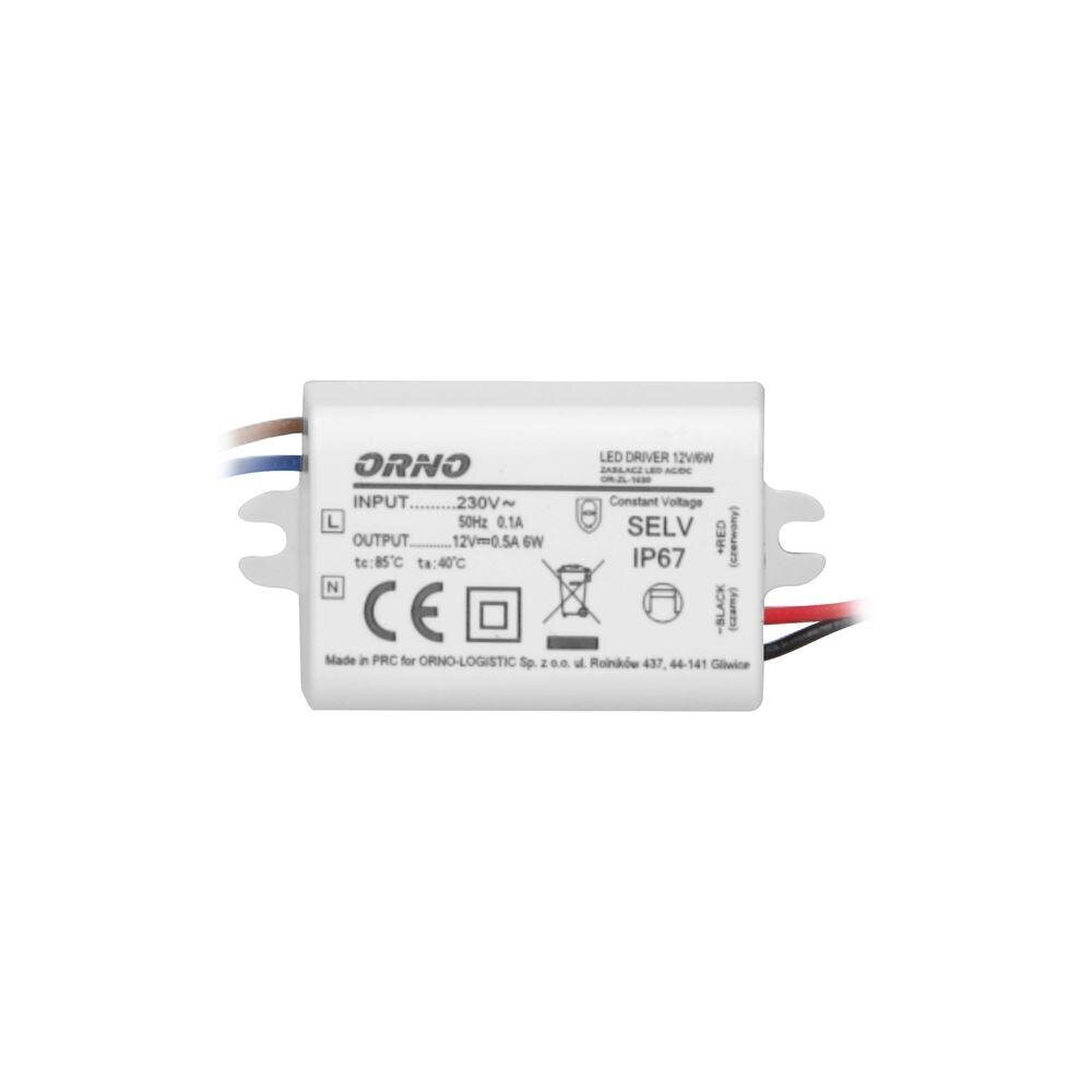 LED MINI 6W 12V DC IP67 virtalähde - OR-ZL-1630 hinta ja tiedot | Virtalähteet | hobbyhall.fi