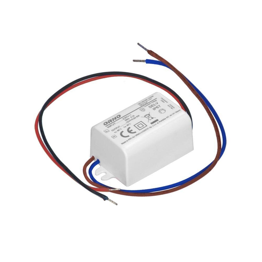 LED MINI 6W 12V DC IP67 virtalähde - OR-ZL-1630 hinta ja tiedot | Virtalähteet | hobbyhall.fi