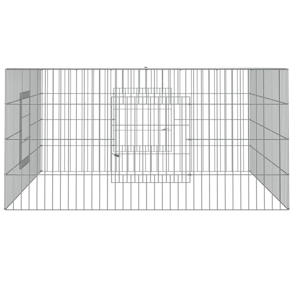 Kanin häkki-leikkikehä, 110x110x55 cm. hinta ja tiedot | Pieneläinten häkit ja tarvikkeet | hobbyhall.fi