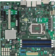 SuperMicro MBD-X11SAE-M-O hinta ja tiedot | SuperMicro Tietokoneen komponentit | hobbyhall.fi