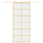 Liukuovi kultainen 90x205cm lasi ja alumiini 155167 hinta ja tiedot | Sisäovet | hobbyhall.fi