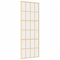 Liukuovi kultainen 76x205cm lasi ja alumiini 155172 hinta ja tiedot | Sisäovet | hobbyhall.fi