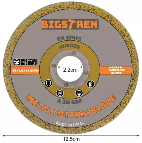 Metallin leikkauslaikat - 50 kpl, Bigstren hinta ja tiedot | Puutarhatyökalujen tarvikkeet | hobbyhall.fi