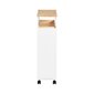 Kylpyhuoneen hylly BZR54, 65 x 23 x 82 cm, valkoinen/beige hinta ja tiedot | Lastenhuoneen hyllyt | hobbyhall.fi