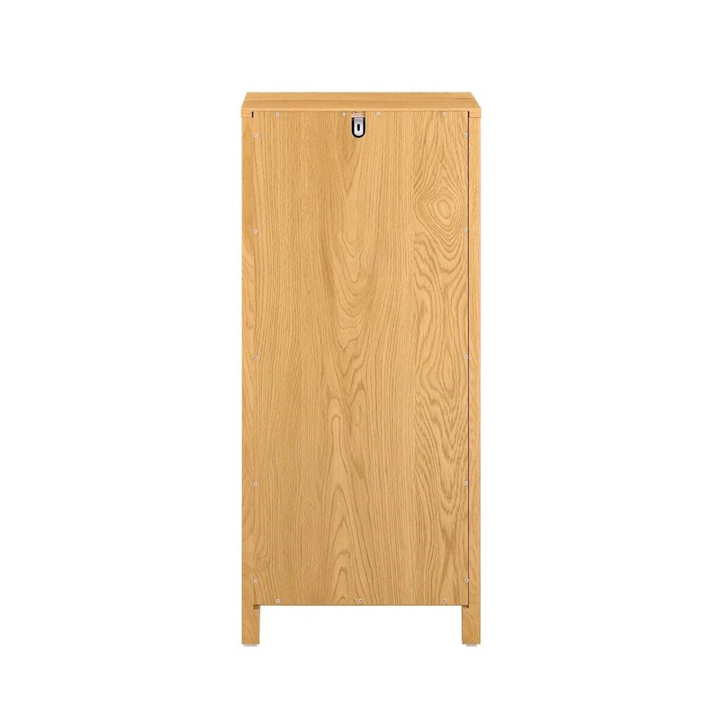 Kylpyhuonekaappi pyykkikorilla Celle, 40x90x35cm, beige hinta ja tiedot | Kylpyhuoneen sisustus | hobbyhall.fi