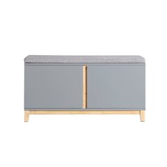 Kenkäkaappi, 121×35×49 cm, beige hinta ja tiedot | Kenkäkaapit ja -hyllyt | hobbyhall.fi