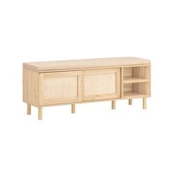 Kenkäkaappi, 121×35×49 cm, beige hinta ja tiedot | Kenkäkaapit ja -hyllyt | hobbyhall.fi