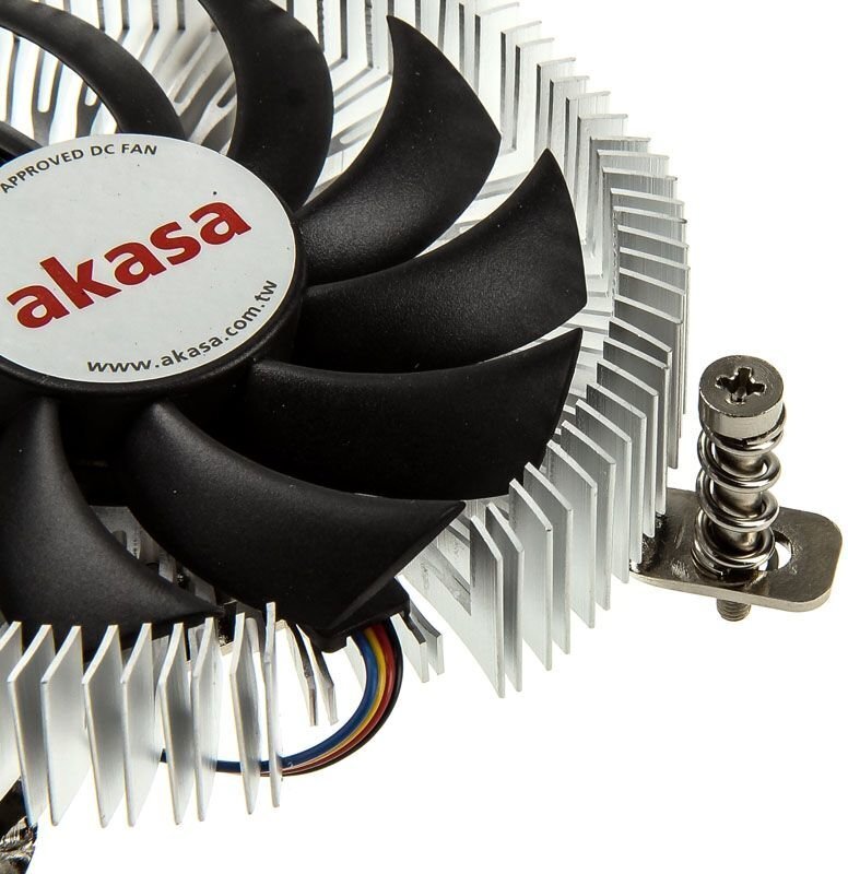 Akasa Low Profile Intel Cooler (AK-CC7129BP01) prosessorijäähdytin hinta ja tiedot | Prosessorin jäähdyttimet | hobbyhall.fi