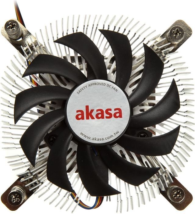 Akasa Low Profile Intel Cooler (AK-CC7129BP01) prosessorijäähdytin hinta ja tiedot | Prosessorin jäähdyttimet | hobbyhall.fi