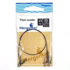 Merganser Titan Leader, 15 kg, 25 cm, 2 kpl hinta ja tiedot | Muut kalastustarvikkeet | hobbyhall.fi