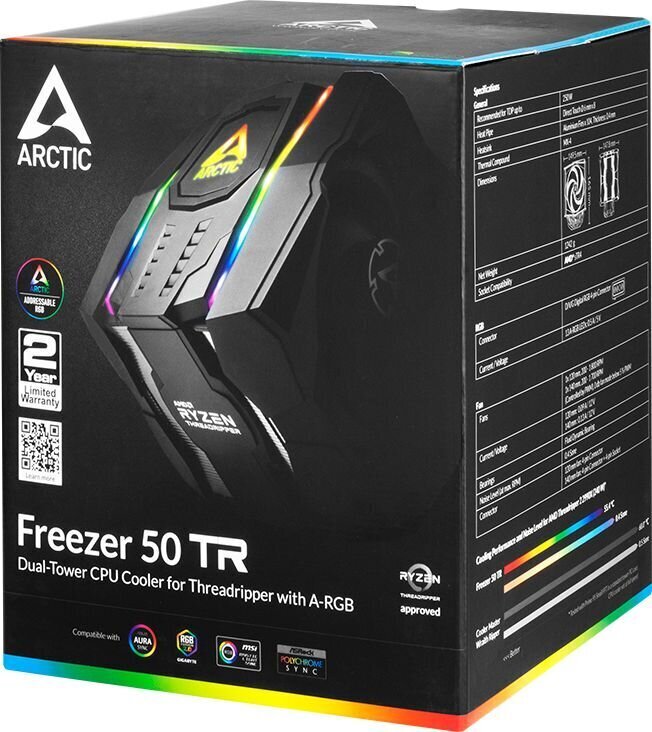 Arctic Freezer 50 TR hinta ja tiedot | Prosessorin jäähdyttimet | hobbyhall.fi
