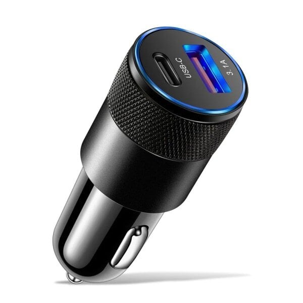 70 W PD Autolaturi USB Type C Pikalataus Autopuhelimen laturisovitin iPhone 15 14 13 Xiaomi Huawei Samsung Quick Charge 3.0 hinta ja tiedot | Puhelimen laturit | hobbyhall.fi