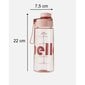 Vesipullo siivilällä, Hello, 650 ml, pinkki hinta ja tiedot | Juomapullot | hobbyhall.fi