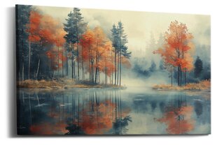 Taulu Mysterious Lake, horizontal hinta ja tiedot | Taulut | hobbyhall.fi