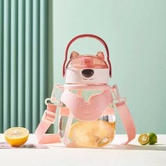 Vesipullo Bear, 1300 ml, pinkki hinta ja tiedot | Juomapullot | hobbyhall.fi