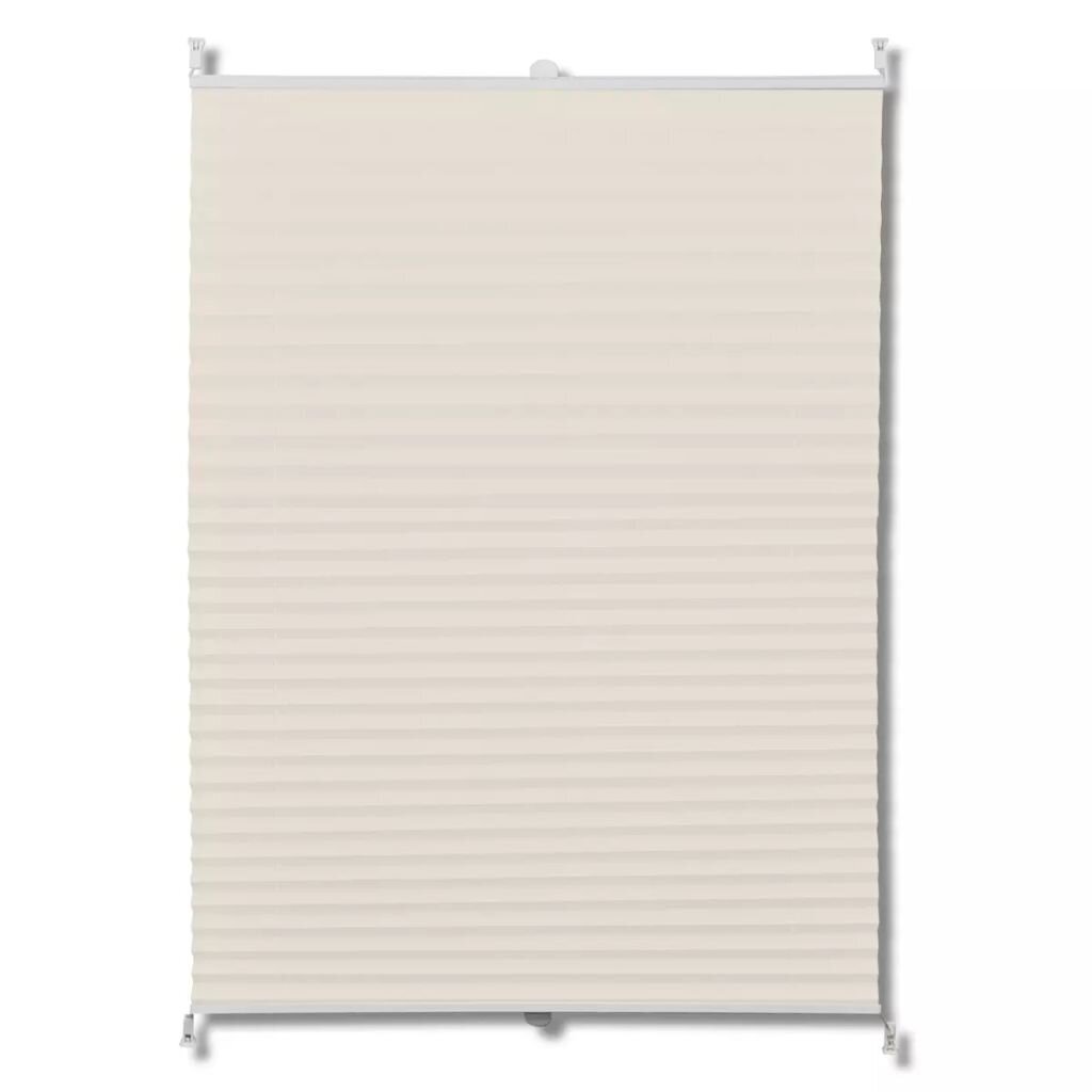 Plisse Kaihdin 80x125cm Kermanvärinen hinta ja tiedot | Kaihtimet | hobbyhall.fi