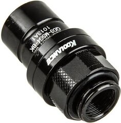 Koolance QD3 Male Quick Disconnect No-Spill Coupling, Male Threaded G 1/4 BSPP Black (QD3-MSG4-BK) hinta ja tiedot | Koolance Tietokoneet ja pelaaminen | hobbyhall.fi