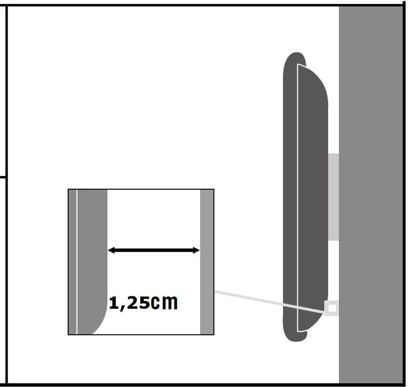 Seinäteline TV 13-37" LED/LCD 35 kg slim 12,5 mm hinta ja tiedot | TV-seinätelineet | hobbyhall.fi