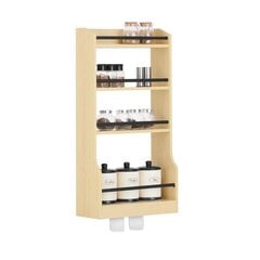 Keittiön seinähylly 38x17x75cm, beige hinta ja tiedot | Hyllyt | hobbyhall.fi