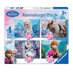 Palapeli Ravensbuger Frozen 4x1, 12-16-20-24 kpl hinta ja tiedot | Palapelit | hobbyhall.fi