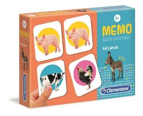 Muistikortit Clementoni Farm Animals, 18082 hinta ja tiedot | Lautapelit ja älypelit | hobbyhall.fi