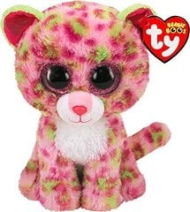 Pehmolelu Beanie Boos Lainey leopard TY, 36312, pinkki, 15cm hinta ja tiedot | Pehmolelut | hobbyhall.fi