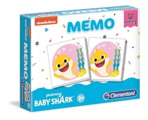 Muistipeli (Memo) Clementoni, Baby Shark hinta ja tiedot | Lautapelit ja älypelit | hobbyhall.fi