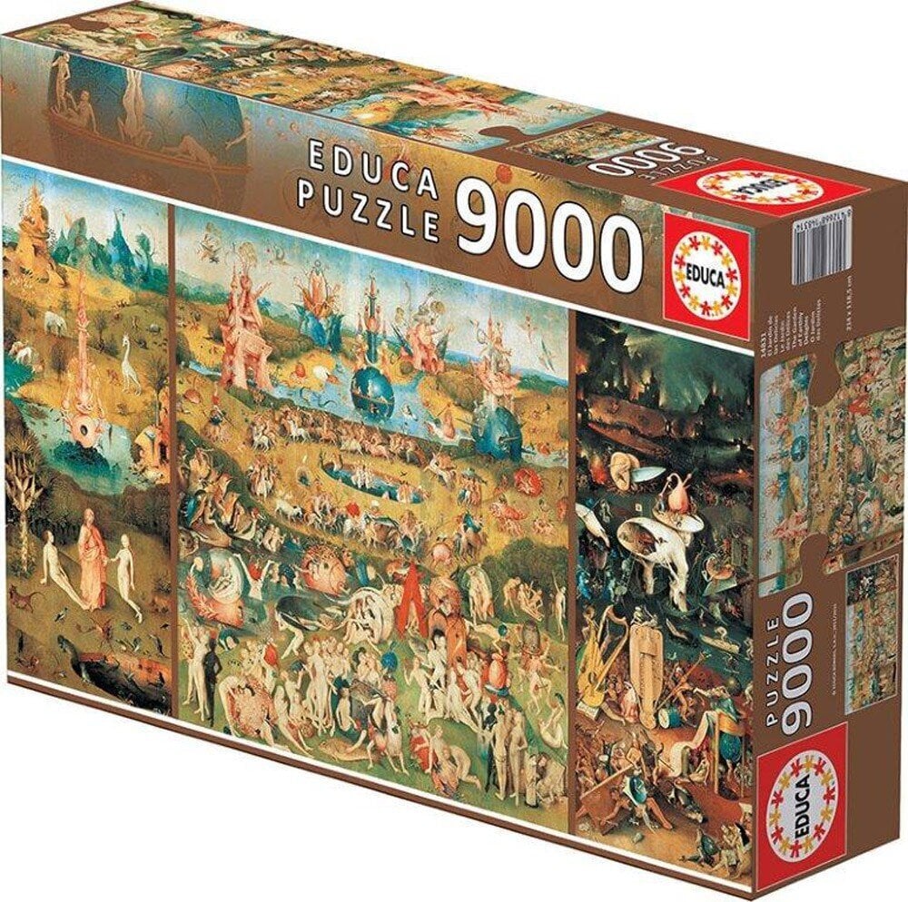 Puzzle Garden of Earthly Delights, 9000 kappaletta hinta ja tiedot | Palapelit | hobbyhall.fi