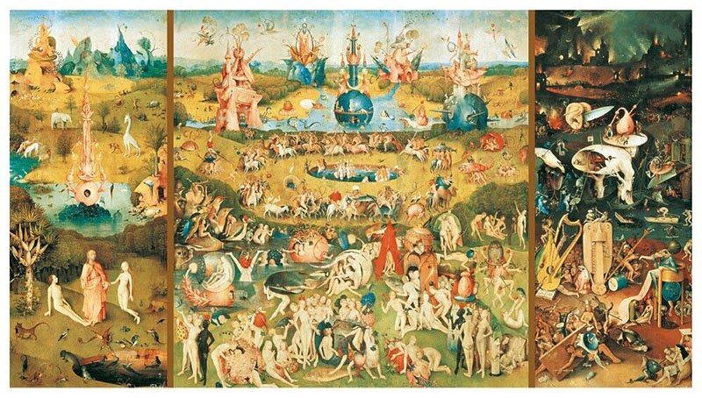 Puzzle Garden of Earthly Delights, 9000 kappaletta hinta ja tiedot | Palapelit | hobbyhall.fi