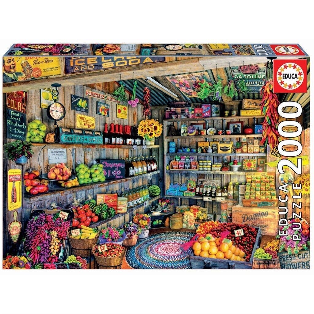 Puzzle Farmers Market, 2000 kappaletta hinta ja tiedot | Palapelit | hobbyhall.fi