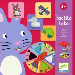 Peli - Tactile Lotto - Eläimet, Djeco DJ08129 hinta ja tiedot | Lautapelit ja älypelit | hobbyhall.fi