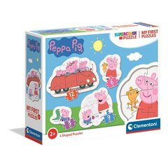 Pulmasarja Clementoni My First Puzzle Peppa Pig, 3-6-9-12 hinta ja tiedot | Palapelit | hobbyhall.fi