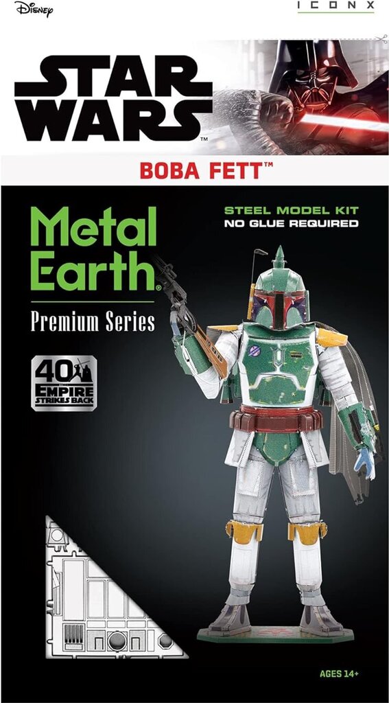 3D Puzzle Metal Earth Boba Fett™ hinta ja tiedot | Palapelit | hobbyhall.fi