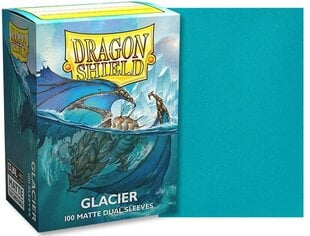 Pelikorttikotelo Dragon Shield Standard Matte Dual Sleeves, Glacier Miniom 100 kpl hinta ja tiedot | Lautapelit ja älypelit | hobbyhall.fi