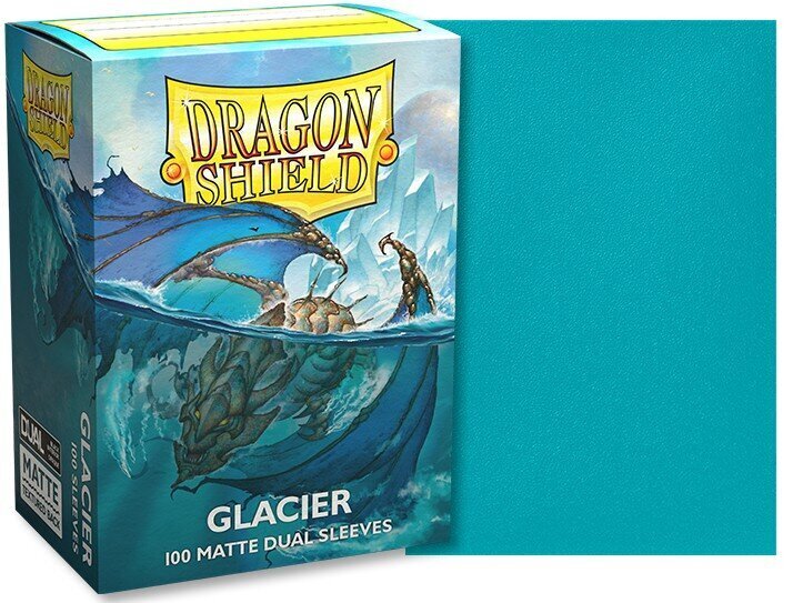 Pelikorttikotelo Dragon Shield Standard Matte Dual Sleeves, Glacier Miniom 100 kpl hinta ja tiedot | Lautapelit ja älypelit | hobbyhall.fi