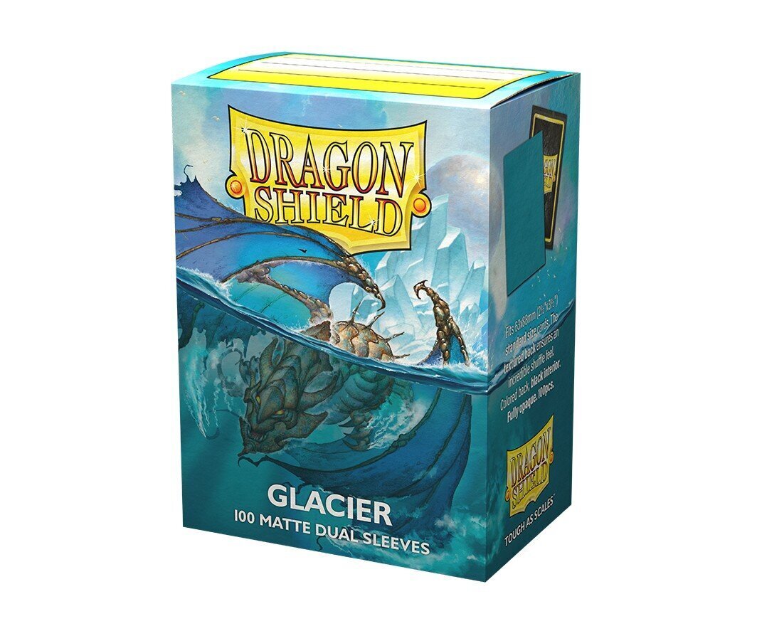 Pelikorttikotelo Dragon Shield Standard Matte Dual Sleeves, Glacier Miniom 100 kpl hinta ja tiedot | Lautapelit ja älypelit | hobbyhall.fi