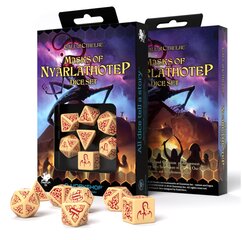 Noppasarja Call Of Cthulhu: Masks Of Nyarlathotep beige ja viininpunainen hinta ja tiedot | Lautapelit ja älypelit | hobbyhall.fi